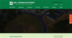 Desktop Screenshot of millsprings.org